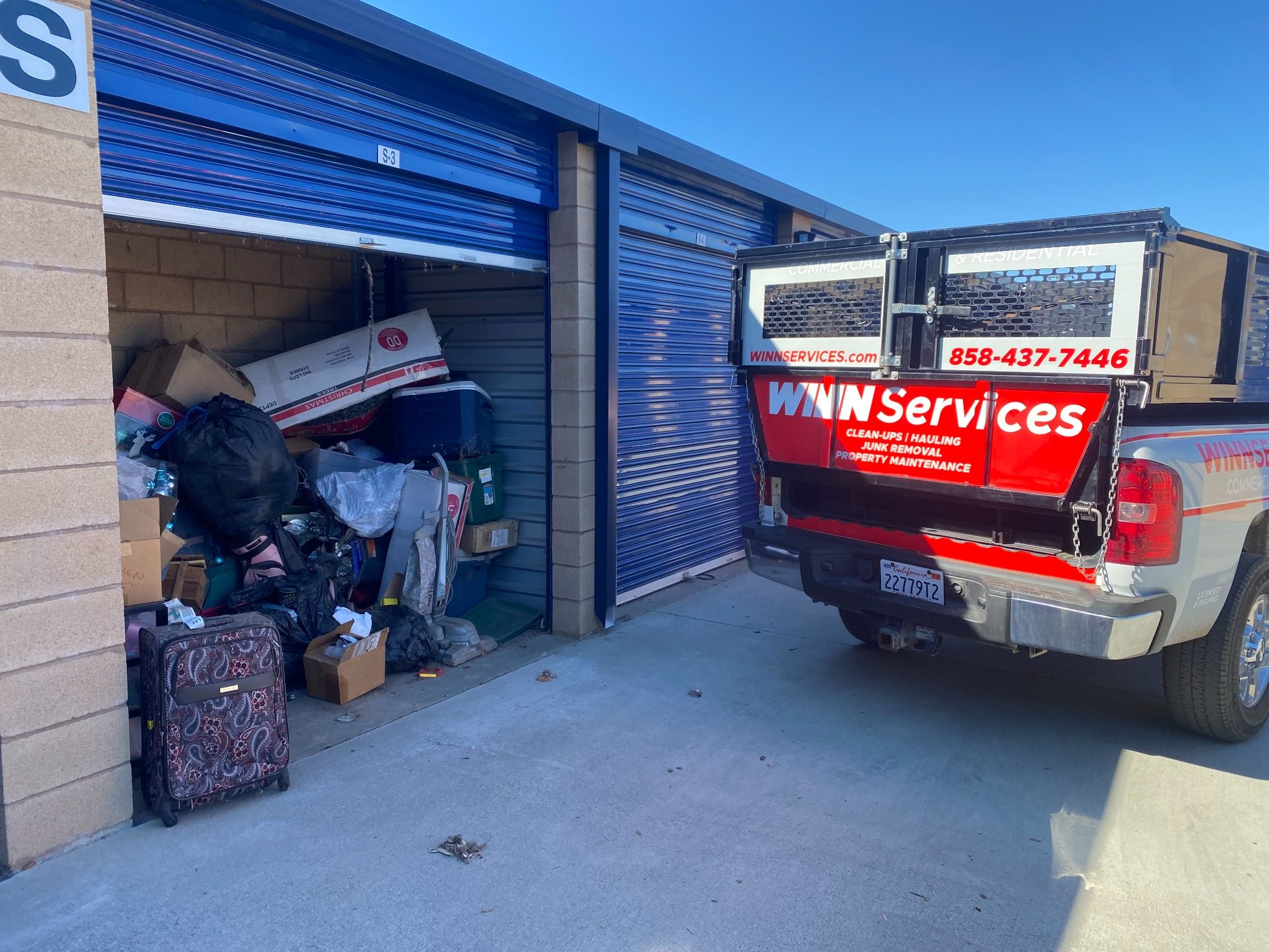 WINN Services cleanout and bulky item removal